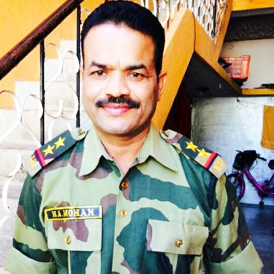 ​ಗಡಿ ಭದ್ರತಾ ಪಡೆಯ ಹುದೇರಿ ಮೋಹನ ನಿಧನ